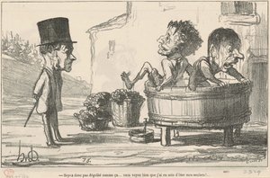 だからそんなに嫌われないで… 作： Honoré Daumier