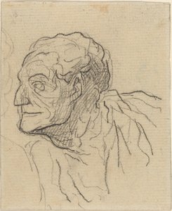 男の研究 作： Honoré Daumier