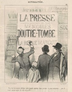 これを投稿したいのは間違っています... 広告... 作： Honoré Daumier
