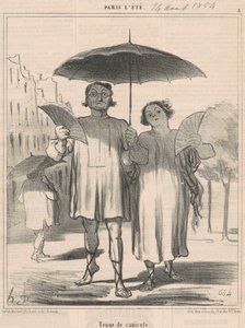 猛暑の服装 作： Honoré Daumier