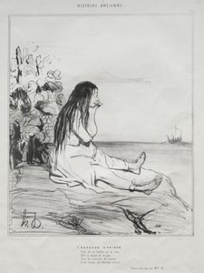 アリアドネの放棄 作： Honoré Daumier