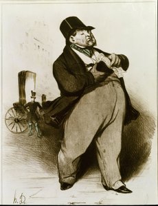 The Banker - リトグラフ 作： Honoré Daumier