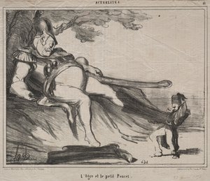 笑いプレートのコサック61：鬼と彼の小さなトムサム、1854年。