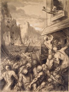 都市の破壊」 19世紀半ば 作： Honoré Daumier