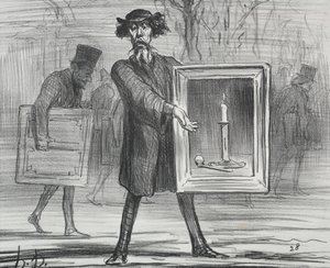 1859年の展覧会（プレート1）：彼らはこれを拒否しました、Ignoramuses！ 作： Honoré Daumier