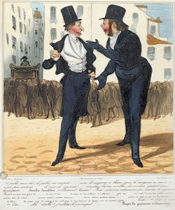 ホメオパシー医師、「ラカリカチュア」、1837年 作： Honoré Daumier