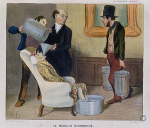 ハイドロパシードクター、「ラカリカチュア」のカリカチュア 作： Honoré Daumier