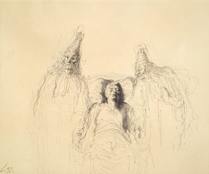 架空の病人 作： Honoré Daumier