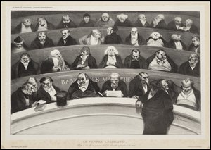立法腹、1834 作： Honoré Daumier