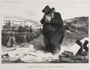The Monthly Association (プレート 22): ラファイエットの失敗! それはあなたにぴったりです、私の旧友！ 作： Honoré Daumier