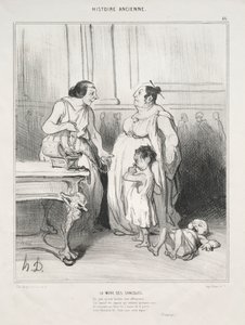 グラッキの母 作： Honoré Daumier