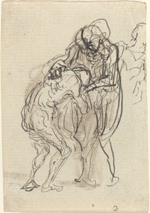 放蕩息子 作： Honoré Daumier