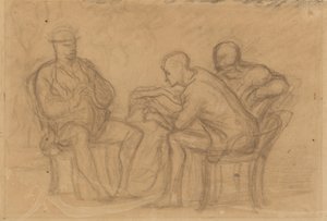 読書 作： Honoré Daumier