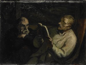読書 作： Honoré Daumier