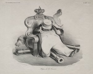 フランスの休息 作： Honoré Daumier