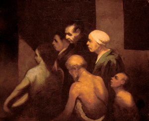 「乞食たち」 オノレ・ドーミエ（1808-1879）作 1843年頃