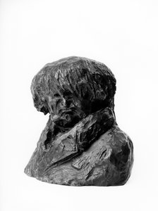 胸像は、"Celebrites du Juste Milieu "のロード、"Clement Prunelle (1777-1853), doctor, depute and mayor of Lyonによる風刺画"、"Honore Daumier (1808-1879) 19世紀による彫刻。寸法（cm） H 13 x L 15 Inv RF 263 Musee des Beaux Arts, Palais Long 作： Honoré Daumier