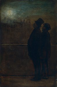 「ナイトウォーカー」、1828～1879年 作： Honoré Daumier