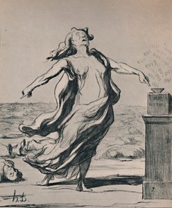 これはそれを殺した、1871年、1946年 作： Honoré Daumier