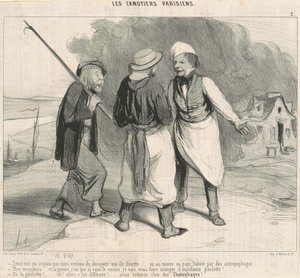 取った！ 発見したばかりだと思っていた... 作： Honoré Daumier