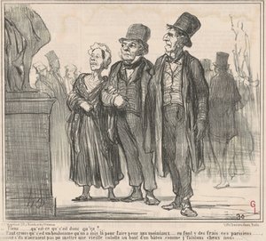 ここで...それで、それは何ですか？ ... 作： Honoré Daumier