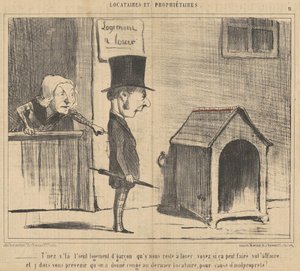 男の子の宿はあなただけ… 作： Honoré Daumier