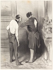 あなたのドレスは私に似合っています、私はそれを借ります... 作： Honoré Daumier