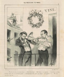 あなたの、あなたの...あなたのテイン... 作： Honoré Daumier