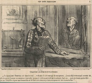 いつもM.フローレンスの本 作： Honoré Daumier