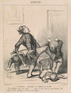 やはり平和会議の影響か… 作： Honoré Daumier