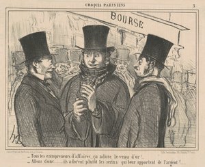 すべてのビジネス起業家はそれを愛しています... 作： Honoré Daumier