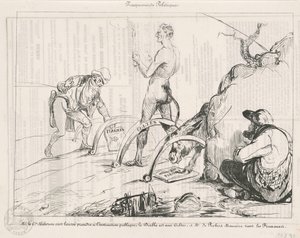 政治の罠 作： Honoré Daumier