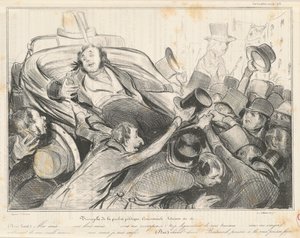 商業政策の正当性の勝利 作： Honoré Daumier