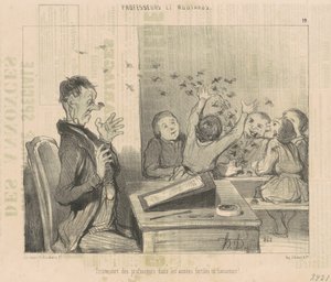 教師たちの悲しい運命… 作： Honoré Daumier
