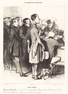 三時間 作： Honoré Daumier