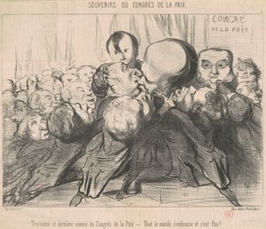 議会の3回目で最後のセッション... 作： Honoré Daumier