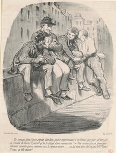 反対側のデブMPはよく知ってるよね… 作： Honoré Daumier
