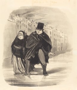 あなたはまた私を連れ戻してくれるでしょう...行きたいと願って... 作： Honoré Daumier