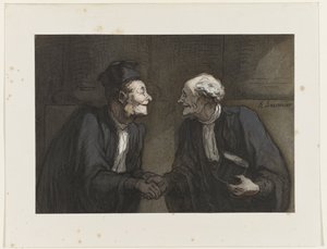 2 人の弁護士が握手 // Deux avocats: la poignée de main