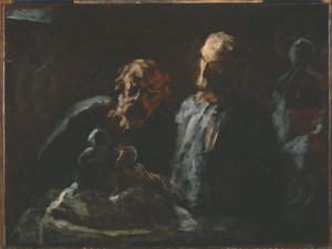 2つの彫刻家 作： Honoré Daumier