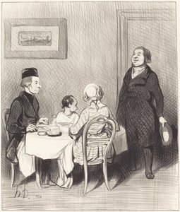 友達はクロコダイル... 作： Honoré Daumier