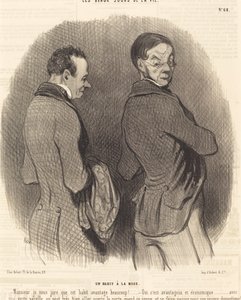 おしゃれな装い 作： Honoré Daumier