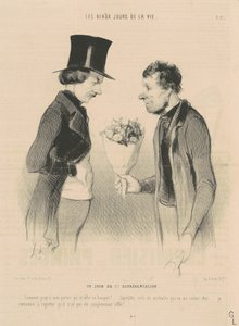 初演の一日 作： Honoré Daumier