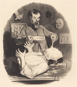 自分を満足させたい紳士… 作： Honoré Daumier