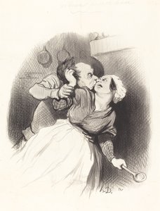 青春への回帰 作： Honoré Daumier