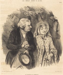 青春への回帰 作： Honoré Daumier