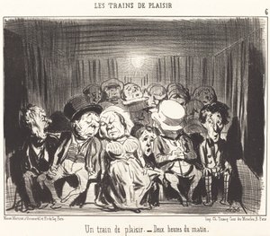 快楽の列車 作： Honoré Daumier