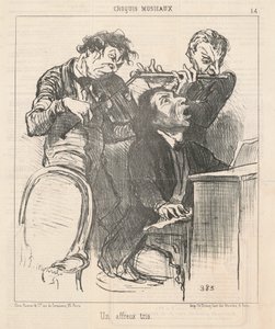 ひどいトリオ 作： Honoré Daumier