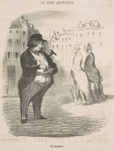 愛好家 作： Honoré Daumier