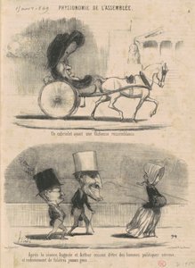 残念なことに似ているコンバーチブル... 作： Honoré Daumier